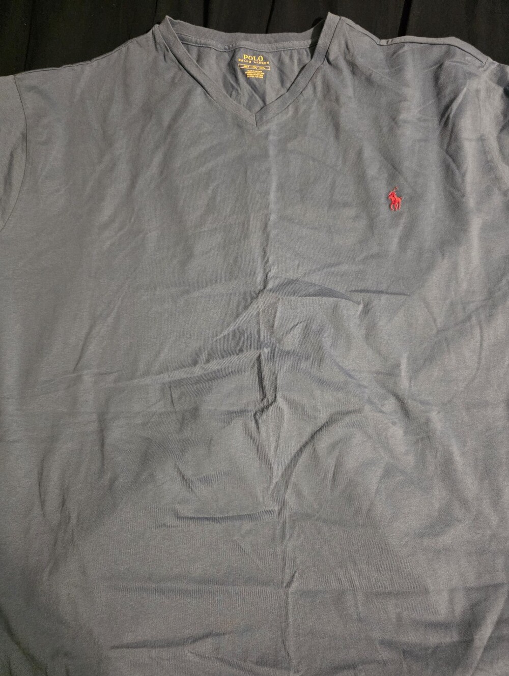 Polo Ralph Lauren Blue V‑Neck Tee